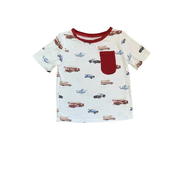 Kyte Rescue Vehicles Bamboo Pocket Tee - Picture 1 of 6
